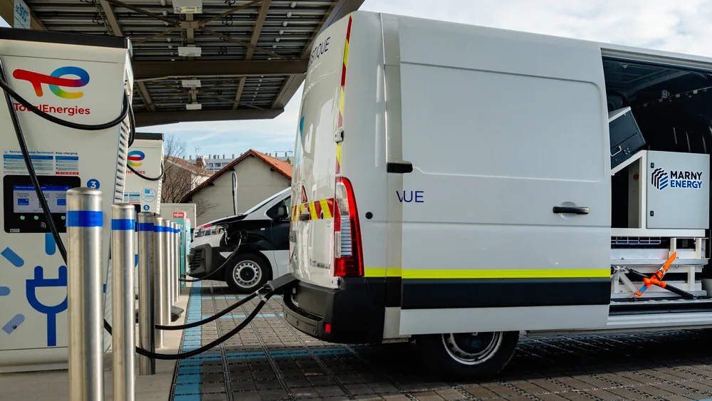 Marny Energy mobile power unit with second-life batteries